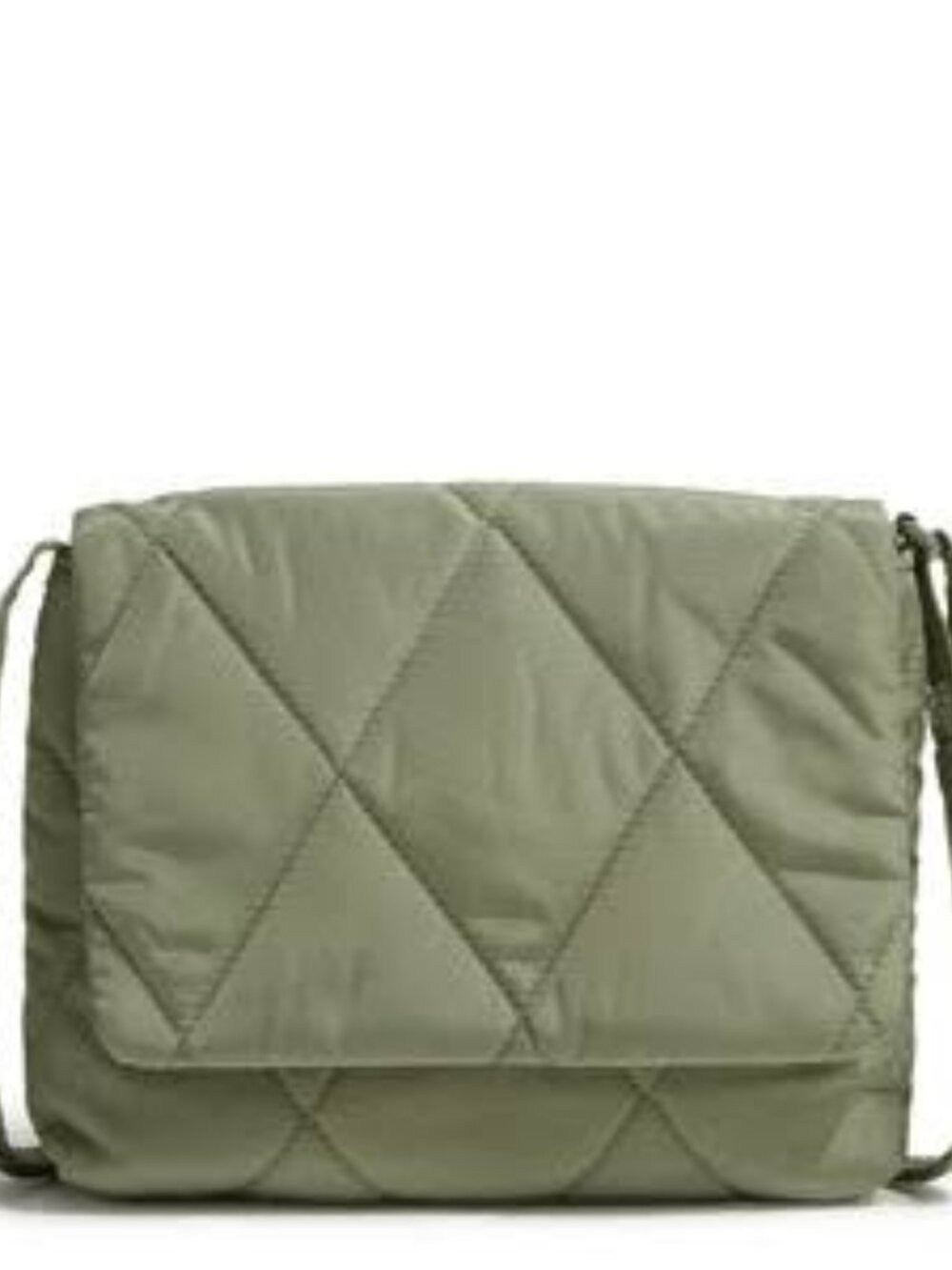Vera Bradley Deep Lichen Green Small Flap Quilted Hipster/NWT